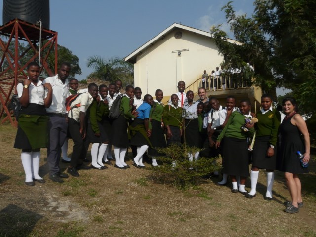 Mpanga SS peer educators after the training
